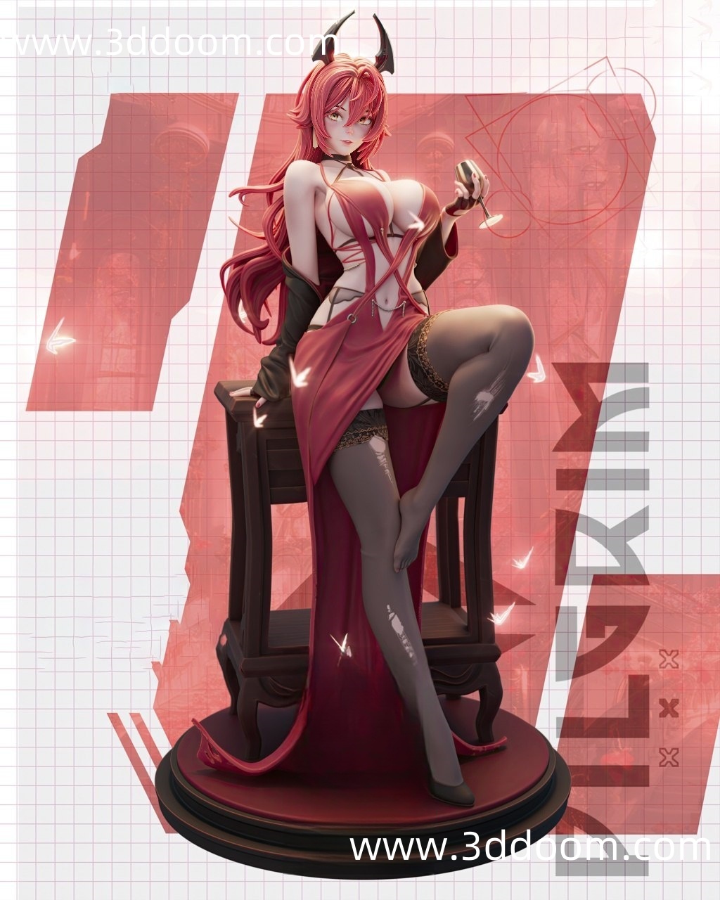 273 Red Hood Nikke Goddess of Victory 胜利女神 小红帽-3D DOOM