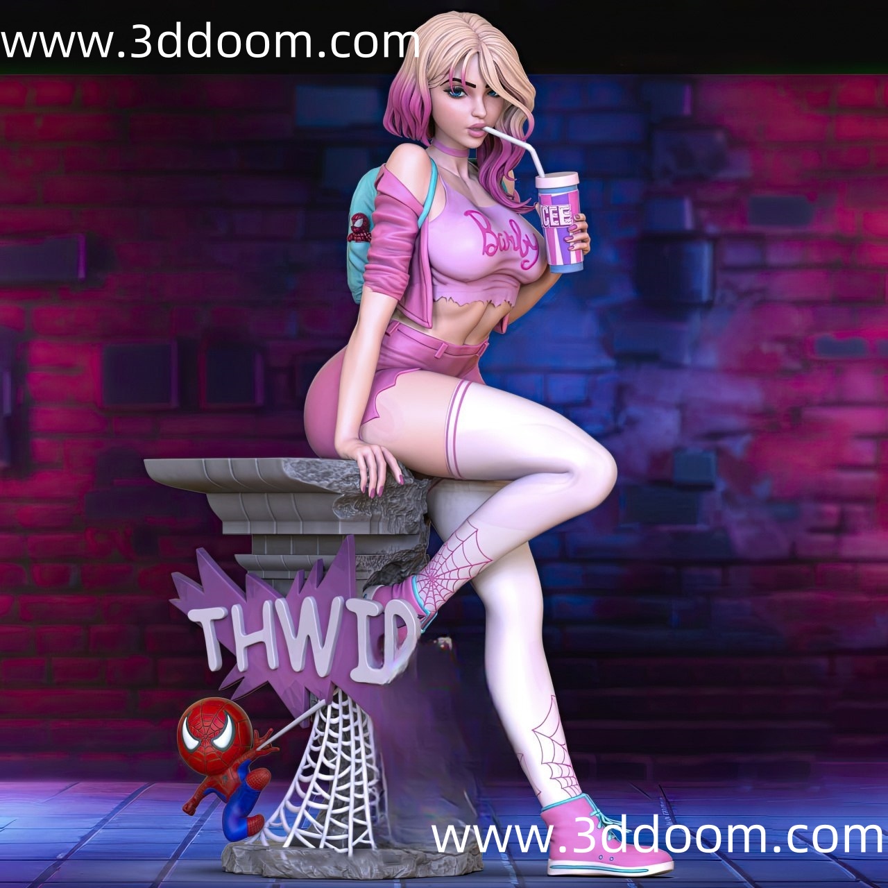 153 Gwen Stacy Spider-Man 蜘蛛侠 格温-3D DOOM