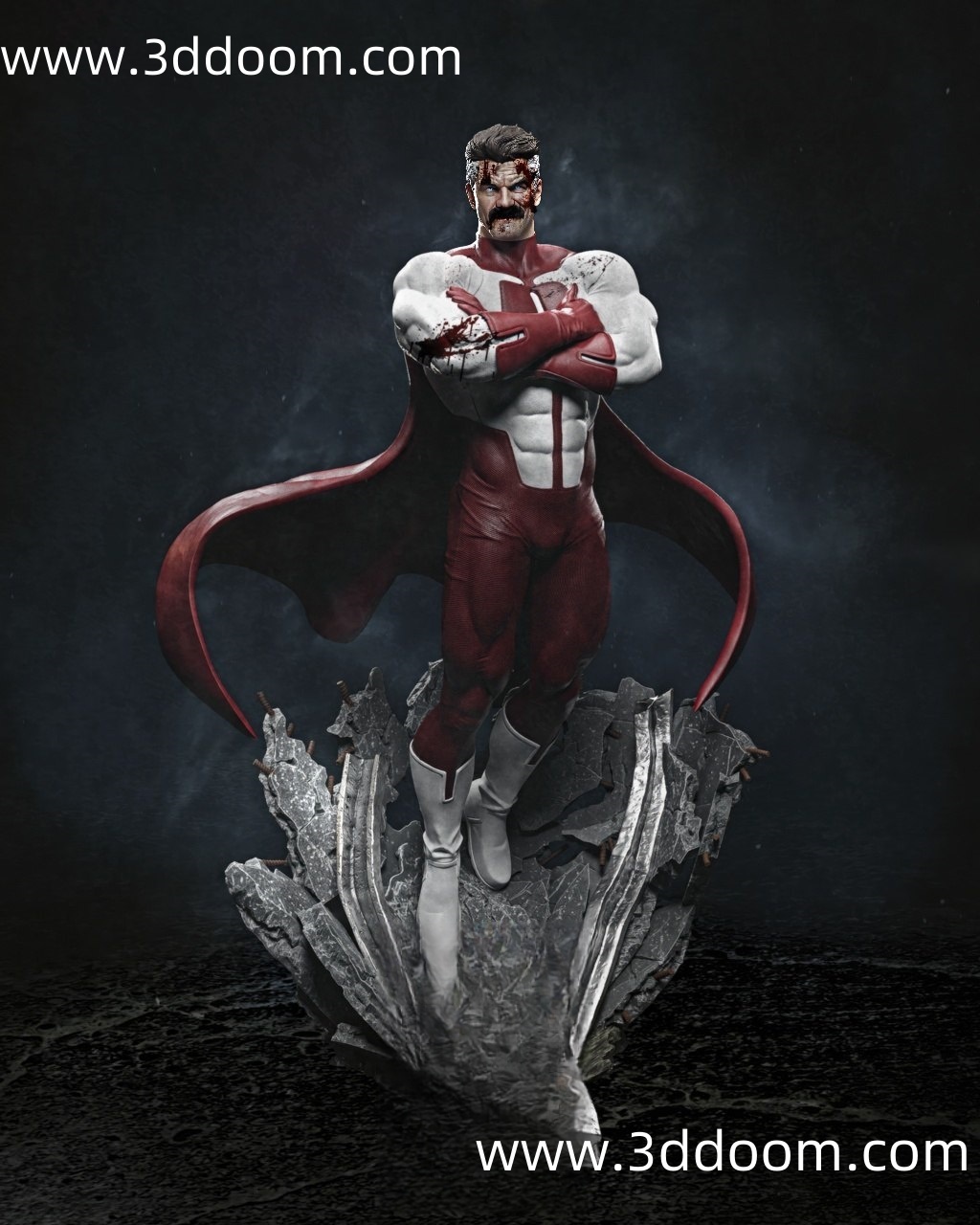 268 Omni-Man Invincible 无敌少侠 全能侠-3D DOOM