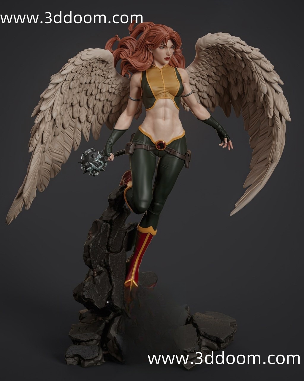 158 Hawkgirl DC 鹰女-3D DOOM