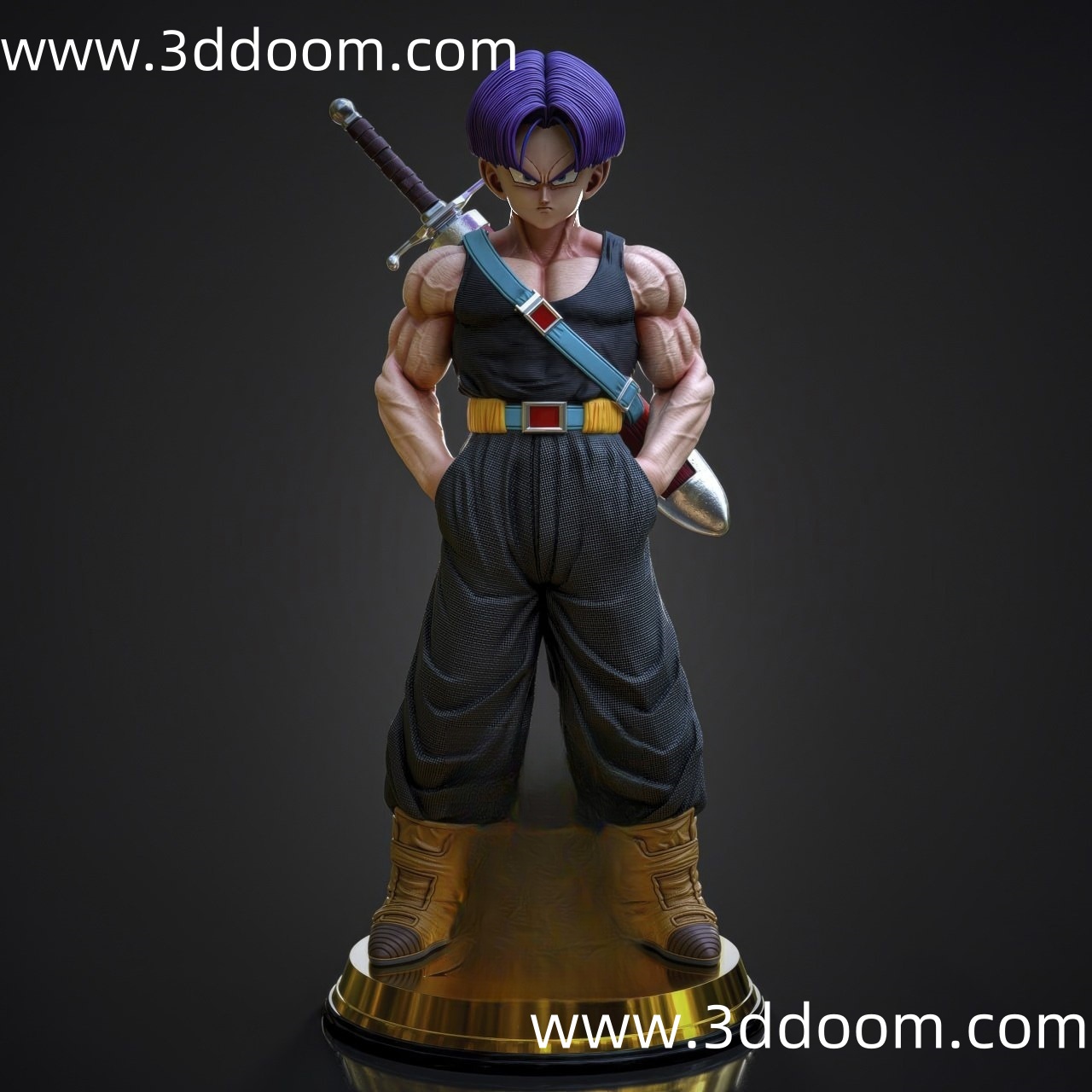 290 Trunks Dragon Ball 龙珠 特兰克斯-3D DOOM