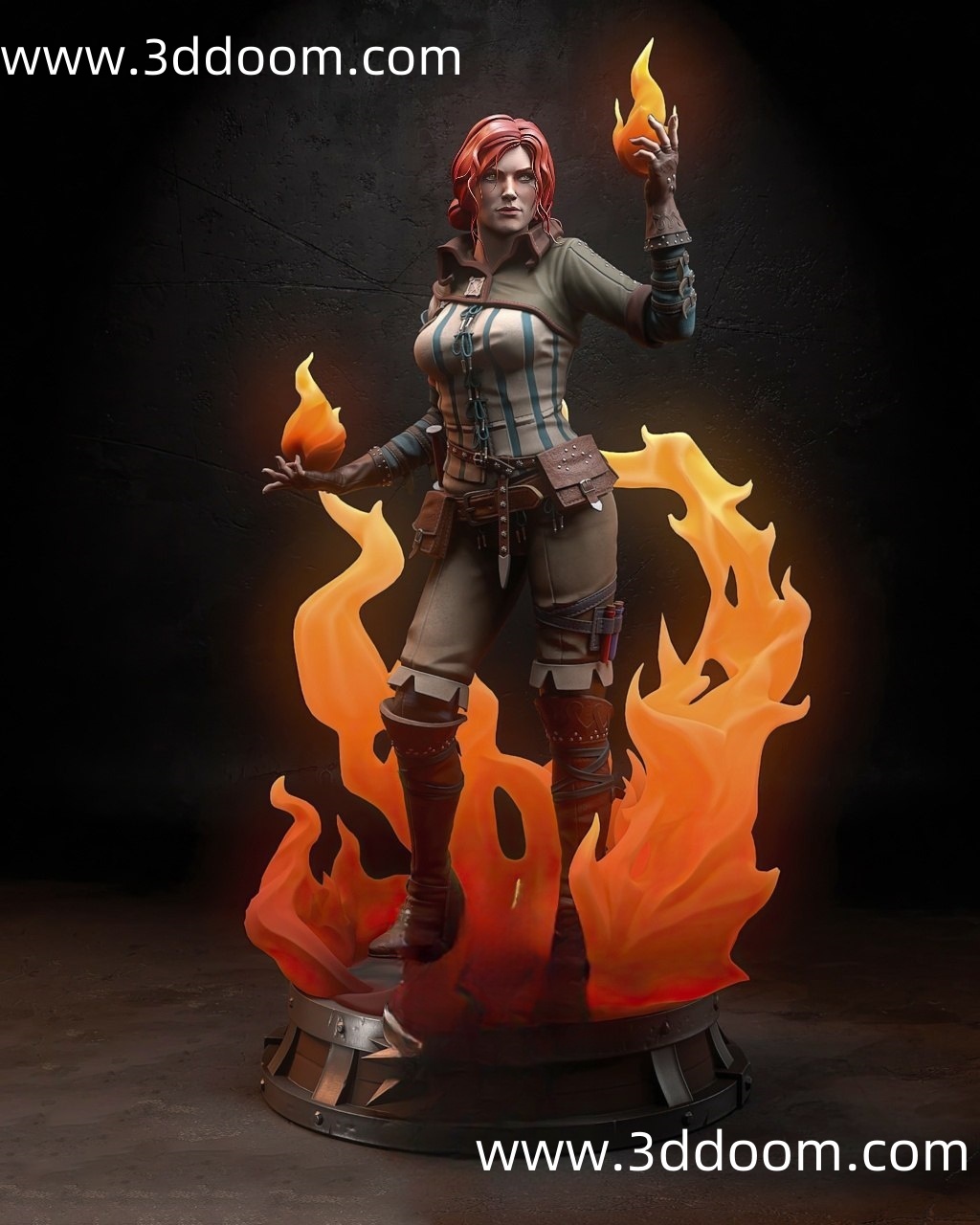 289 Triss Merigold Witcher 巫师 特莉丝-3D DOOM