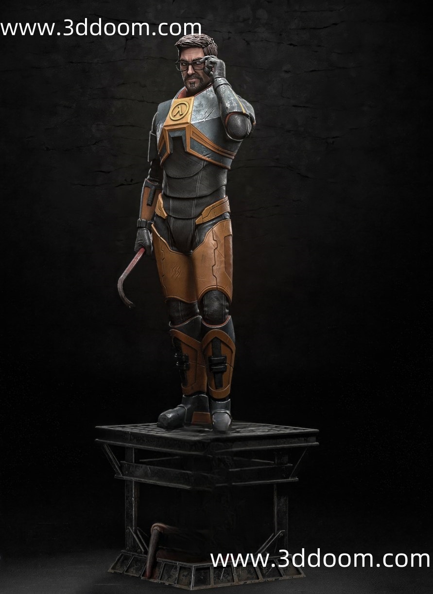 151 Gordon Freeman Half-Life 半条命 戈登・弗里曼-3D DOOM