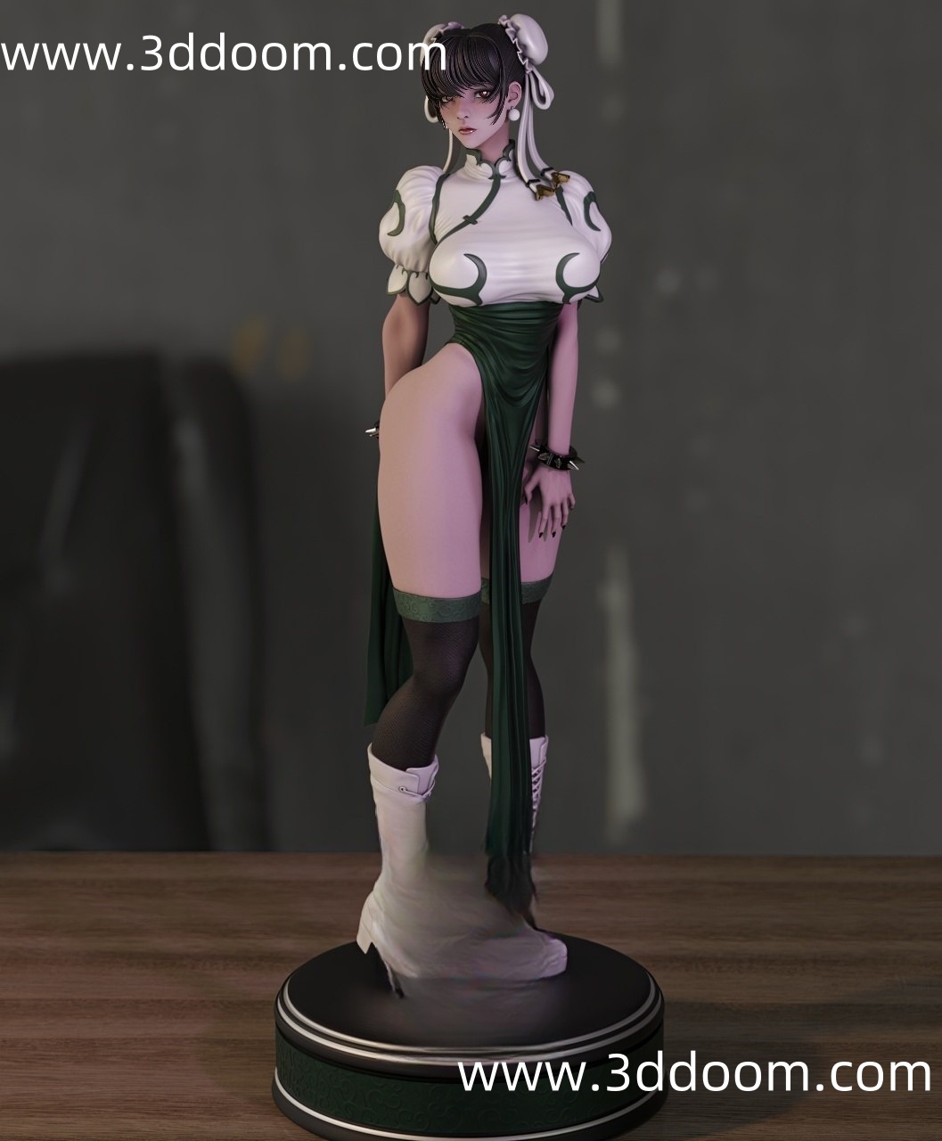 129 chun-li Street Fighter (2) 街头霸王 春丽-3D DOOM