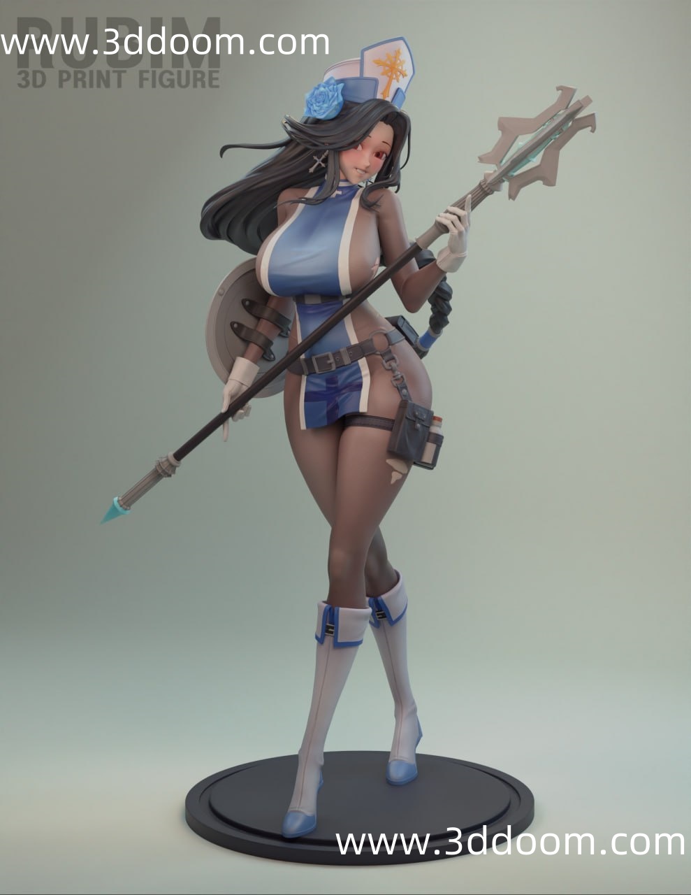 258 Maiden Ice Rose Nikke Goddess of Victory胜利女神 冰蔷薇-3D DOOM