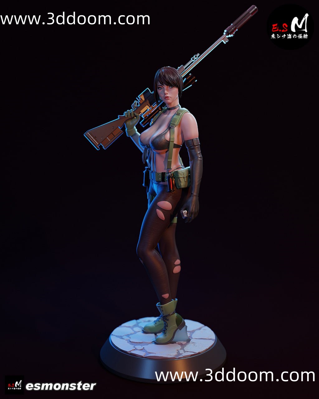 270 Quiet Metal Gear 合金装备 静静-3D DOOM