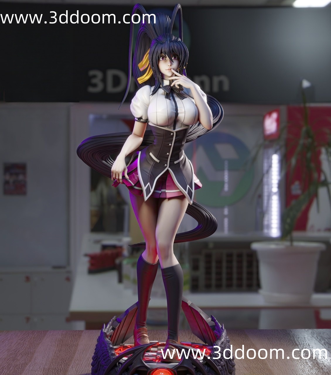 306 Akeno Himejima High School DxD 恶魔高校 D×D 姫岛朱乃-3D DOOM