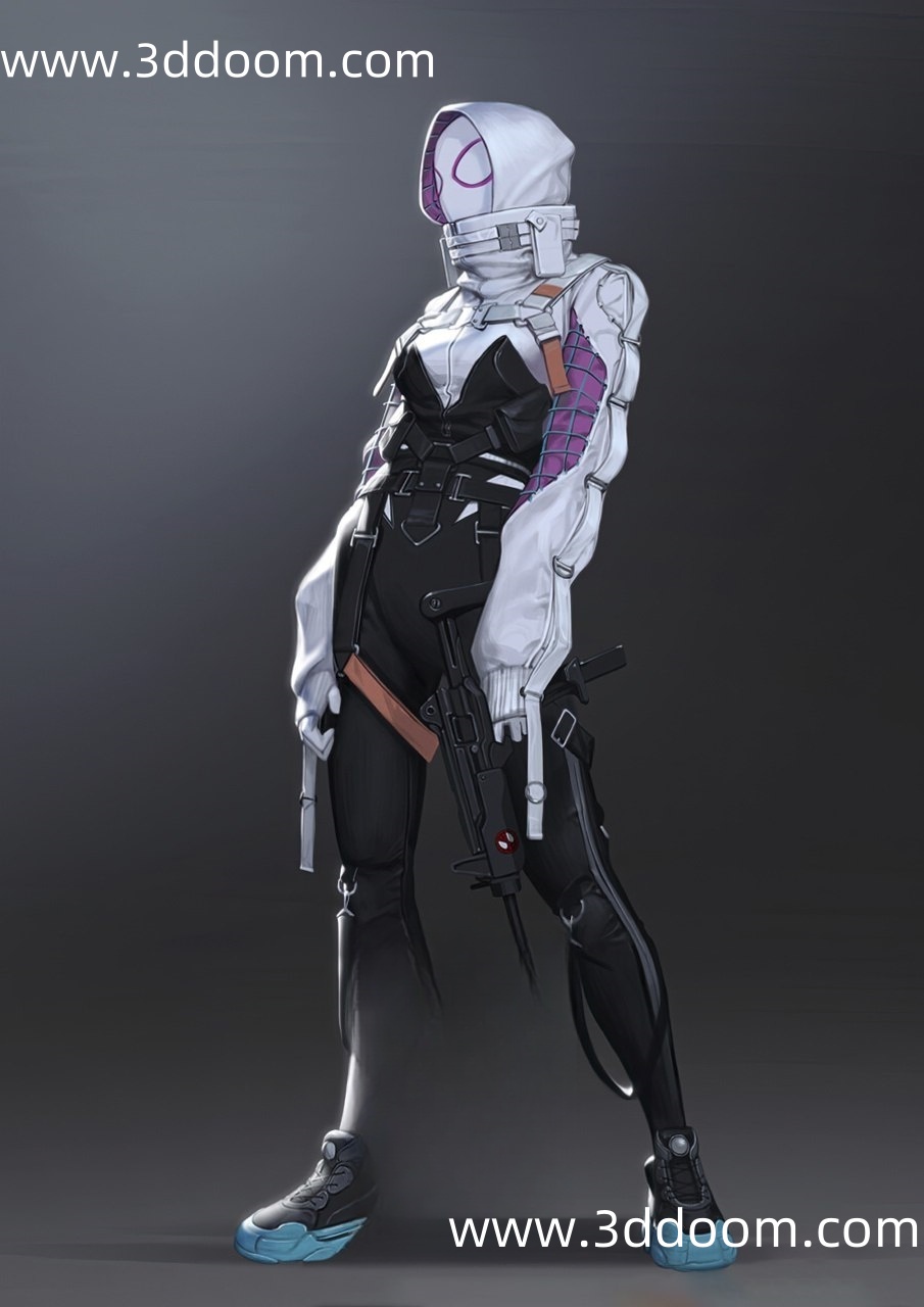 519 Gwen Stacy Spider Man 蜘蛛侠 格温・史黛西-3D DOOM