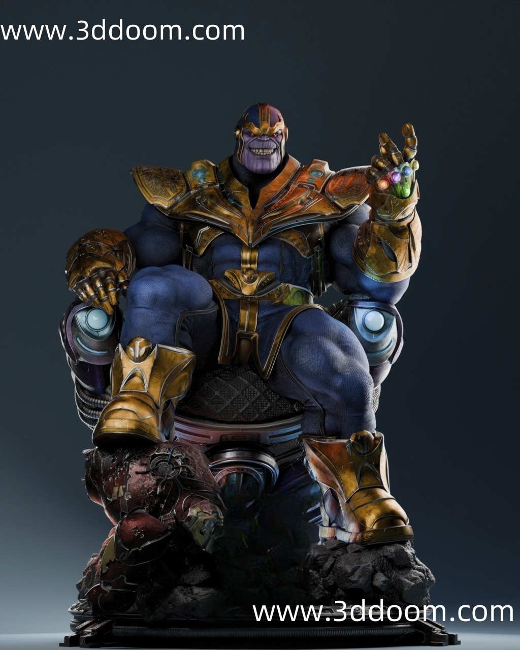 489 Thanos 漫威 灭霸-3D DOOM