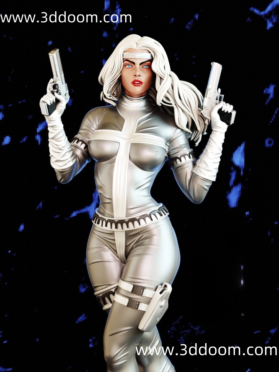 476 Silver Sable Silvija Sablinova 漫威 银貂-3D DOOM