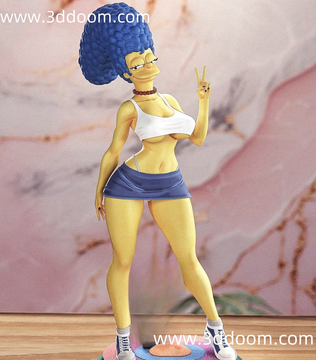 387 Marge Simpson Simpsons 辛普森一家 玛姬·辛普森-3D DOOM