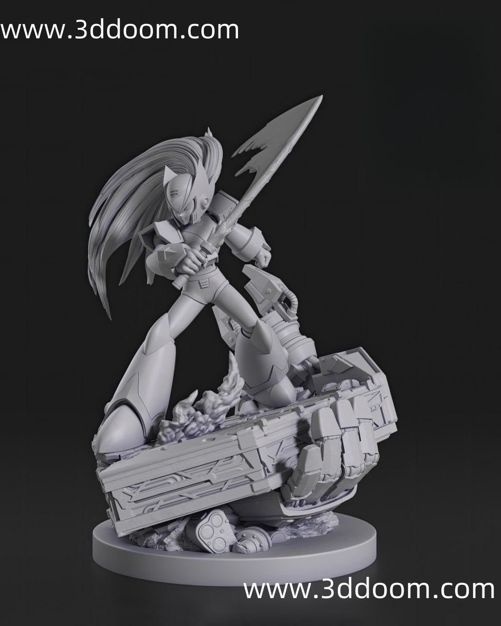 699 Zero Mega Man 洛克人 ZERO-3D DOOM