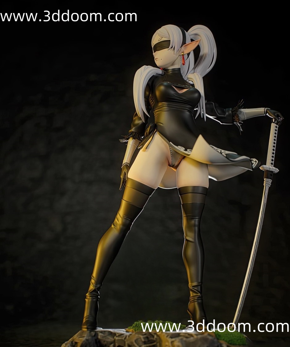 301 2B Nier Automata Sousou no Frieren 尼尔:机械纪元 2B-3D DOOM