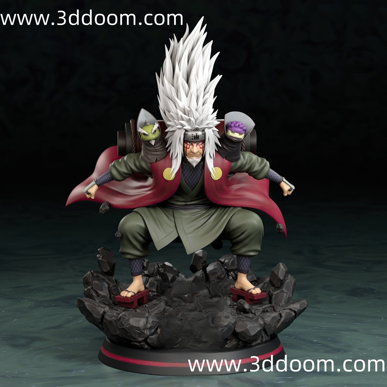 360 Jiraiya Naruto 火影忍者 自来也-3D DOOM