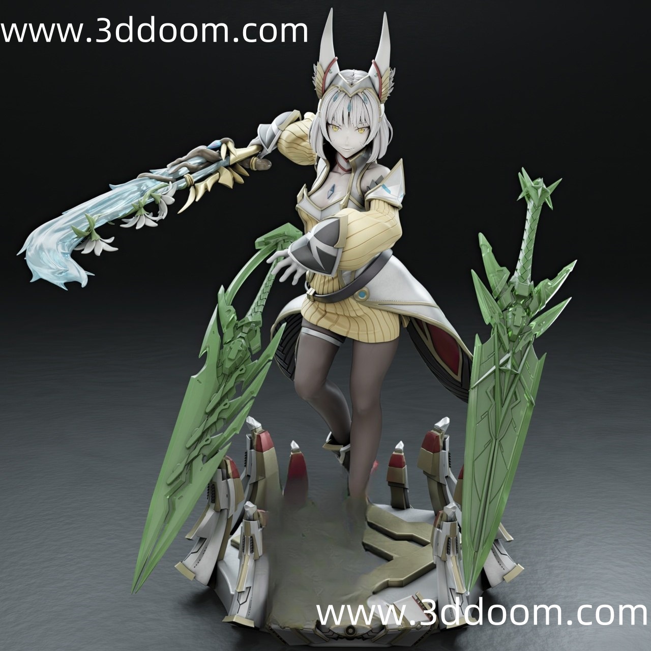 421 Nia Xenoblade 异度神剑 尼娅-3D DOOM