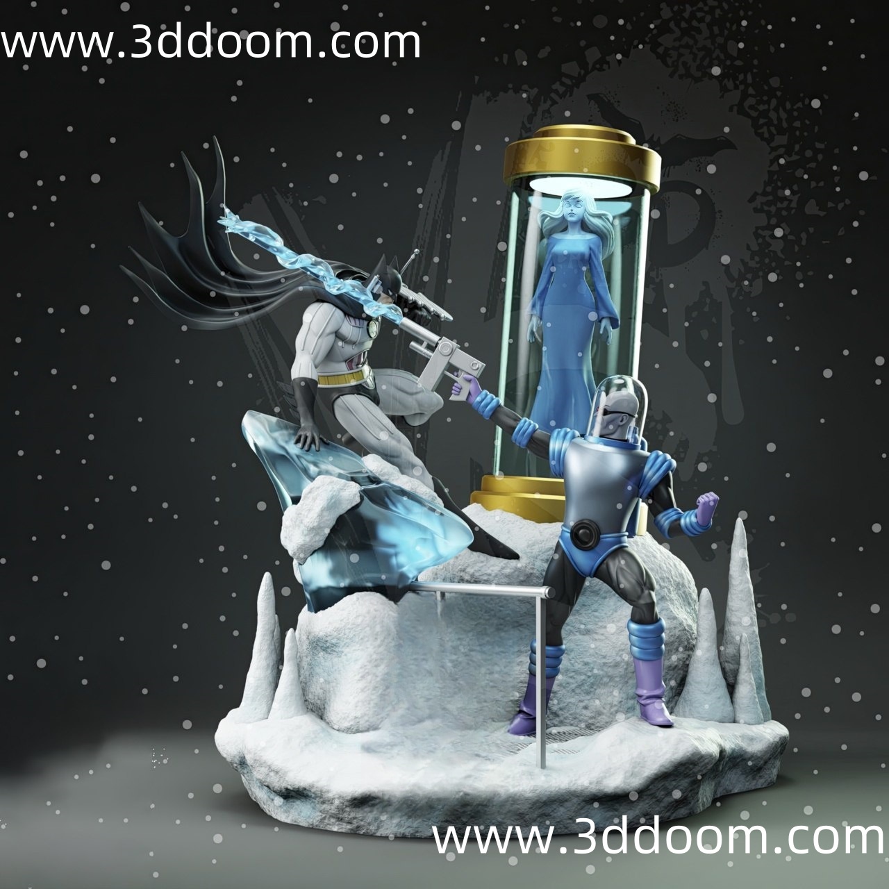 416 Mr. Freeze Batman 蝙蝠侠 急冻人-3D DOOM