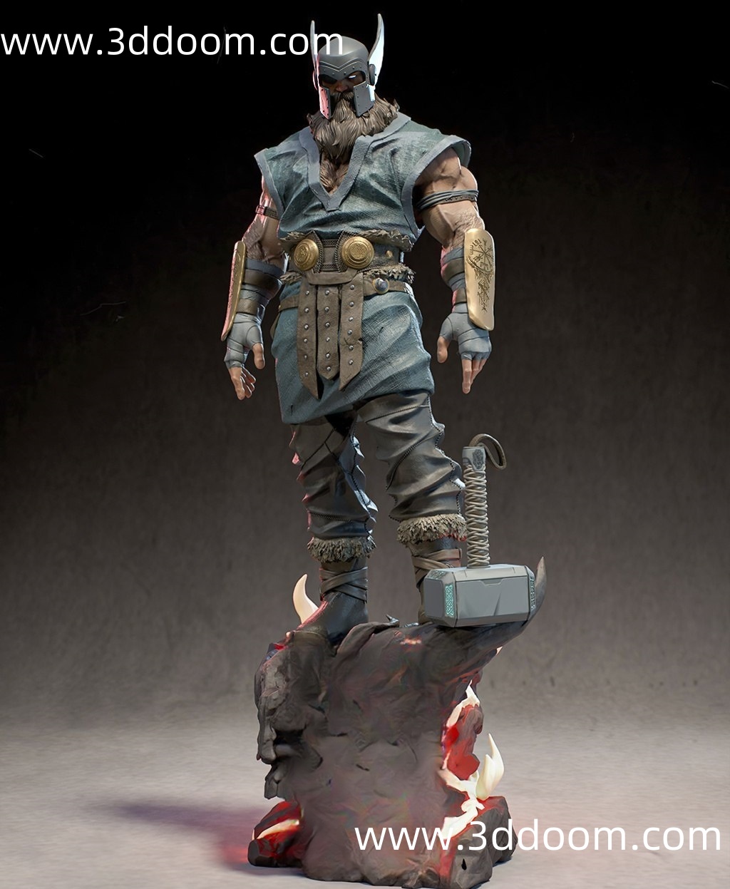 424 Odin 北欧神话 奥丁-3D DOOM