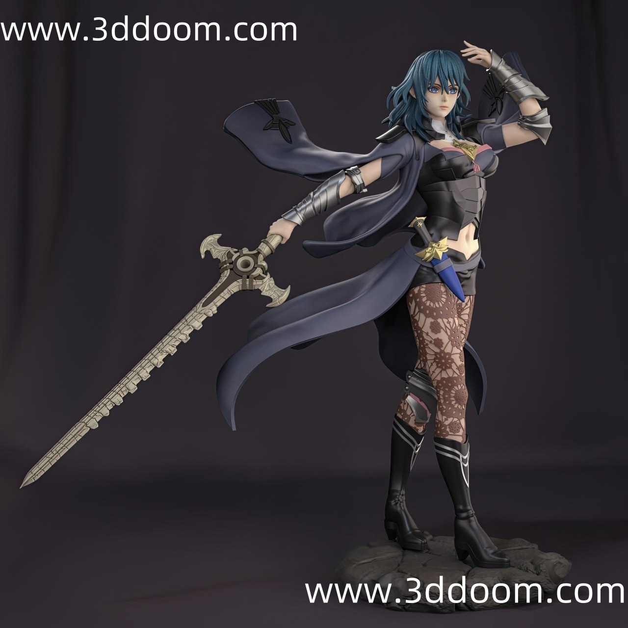 315 Byleth Fire Emblem 火焰纹章 贝雷丝-3D DOOM