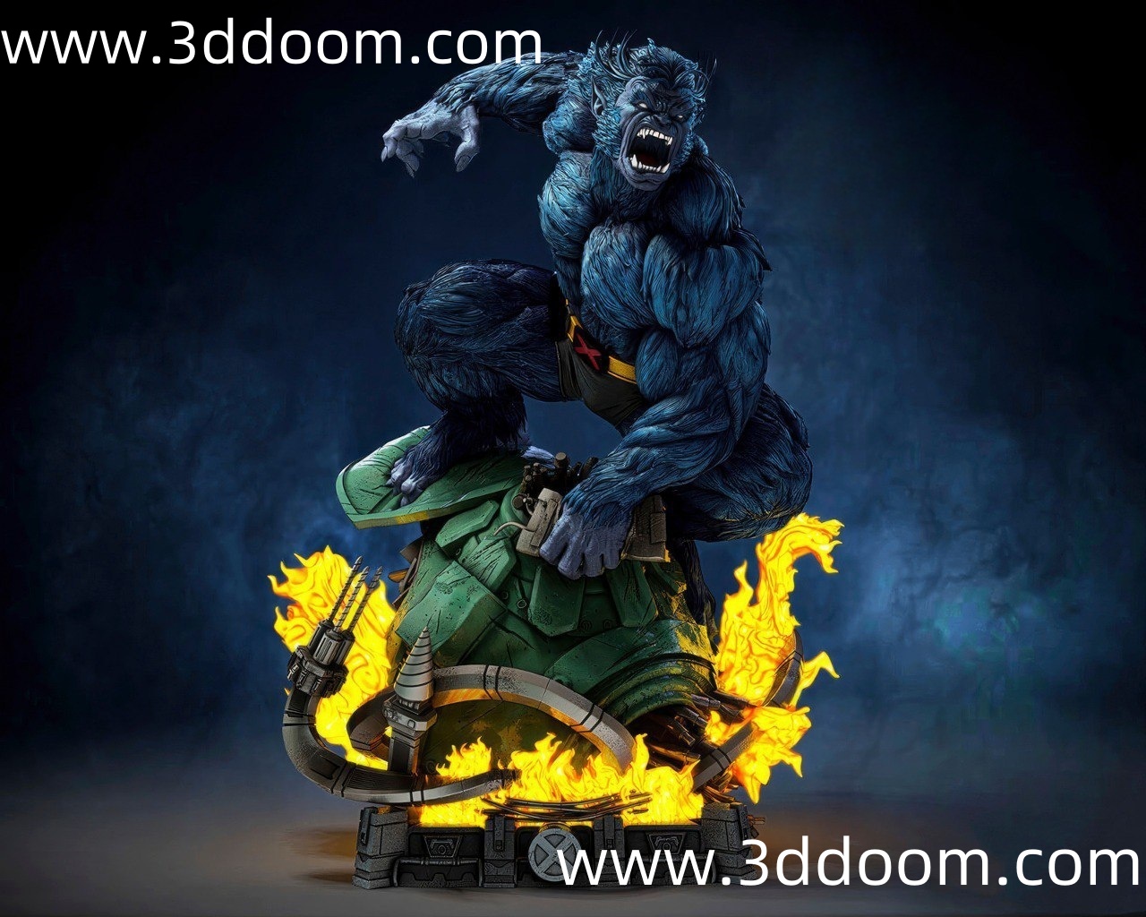 225 Beast X-Men X-战警 野兽-3D DOOM