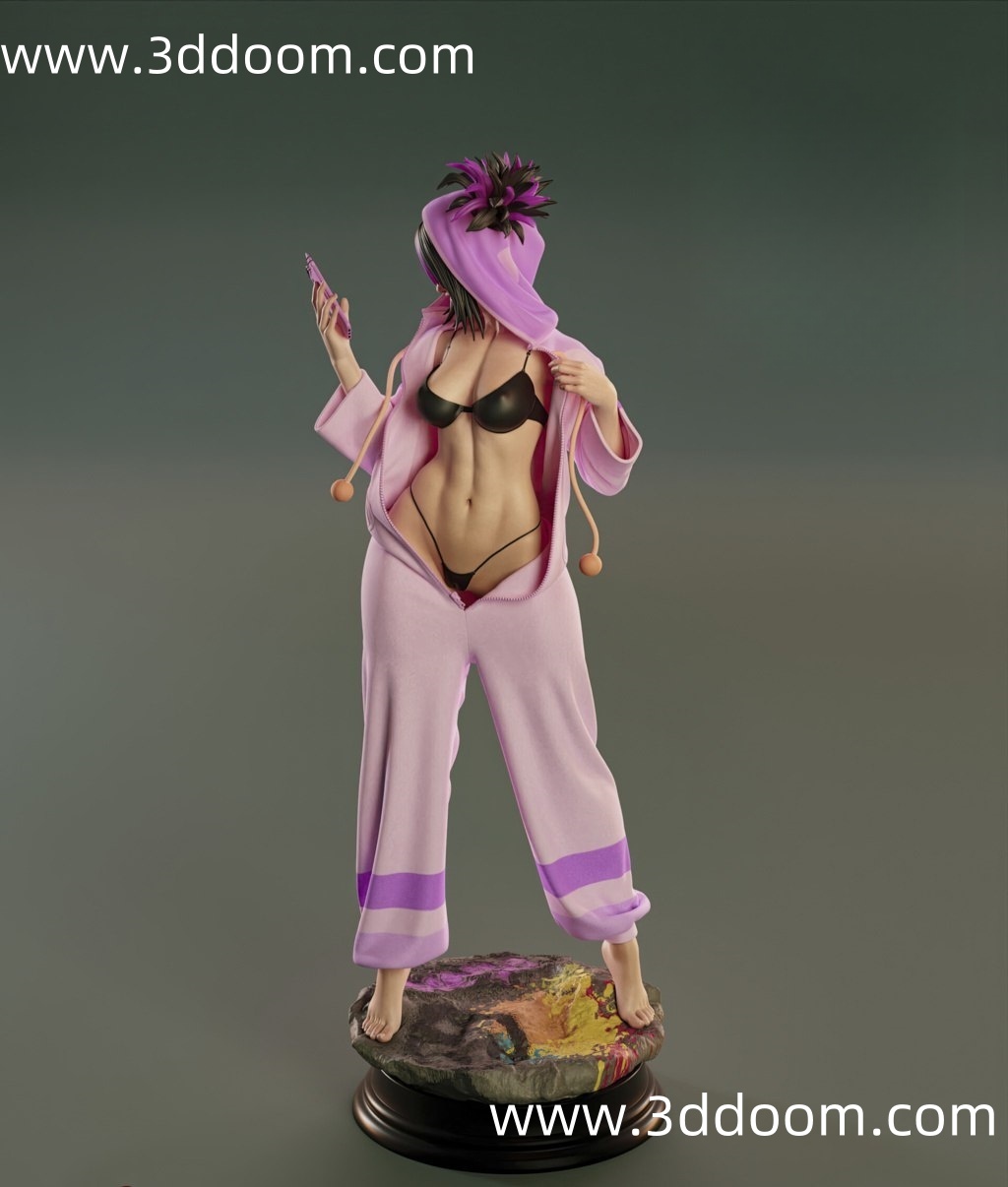 364 Juri Han Street Fighter 街头霸王 韩蛛俐-3D DOOM