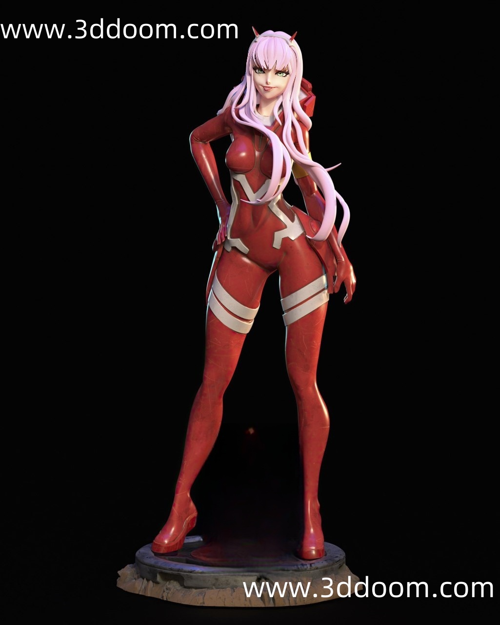 700 Zero Two Darling in the Franxx 国家队 02-3D DOOM