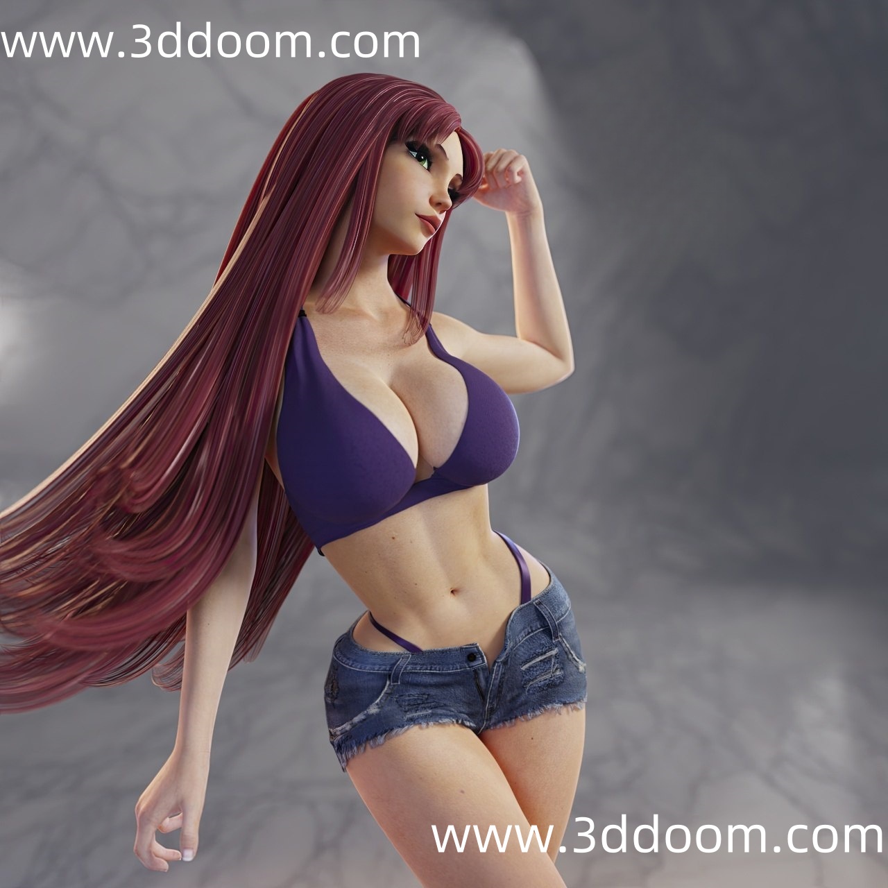 483 Starfire Teen Titans 少年泰坦 星火-3D DOOM