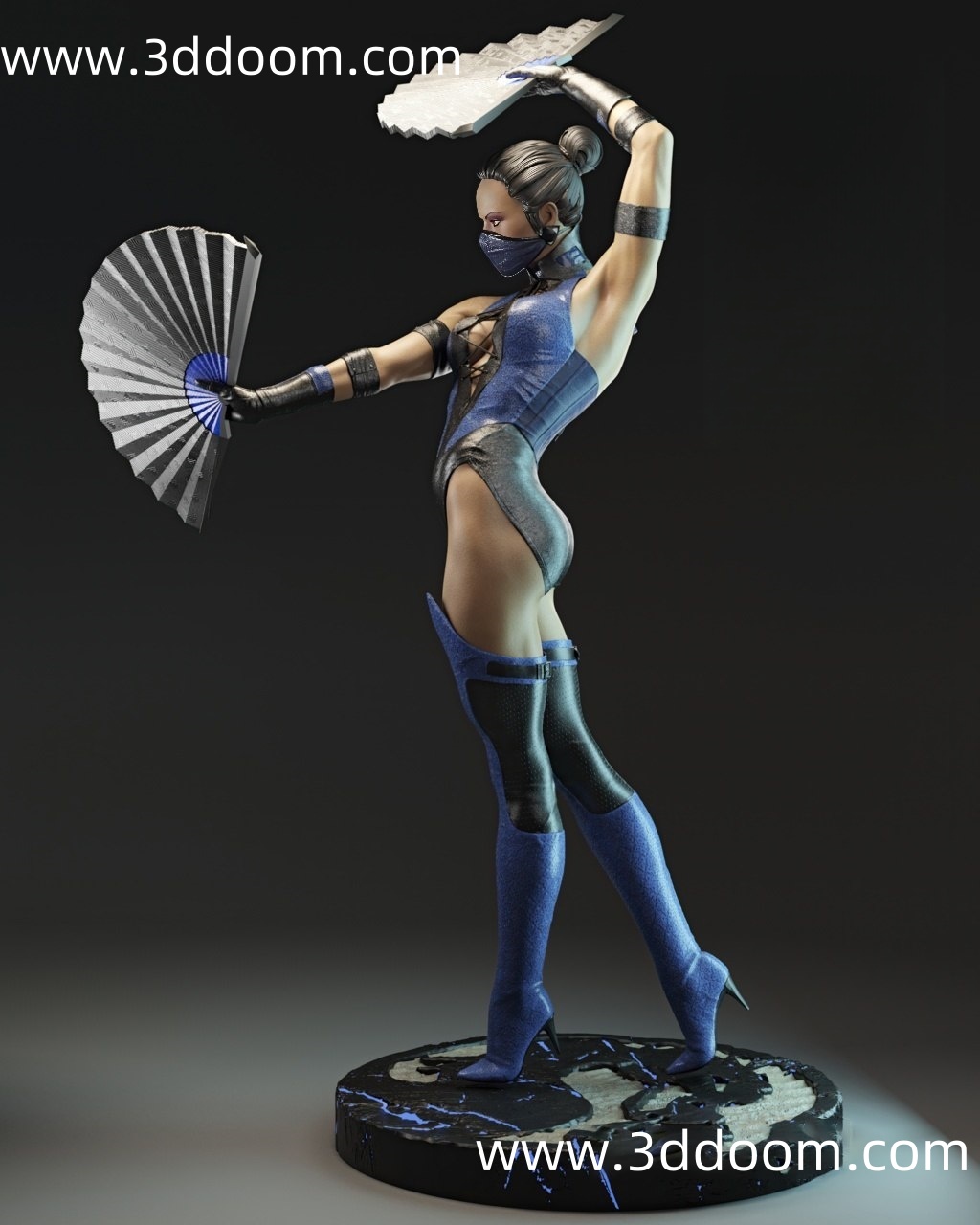 371 Kitana Mortal Kombat 真人快打 吉塔娜-3D DOOM