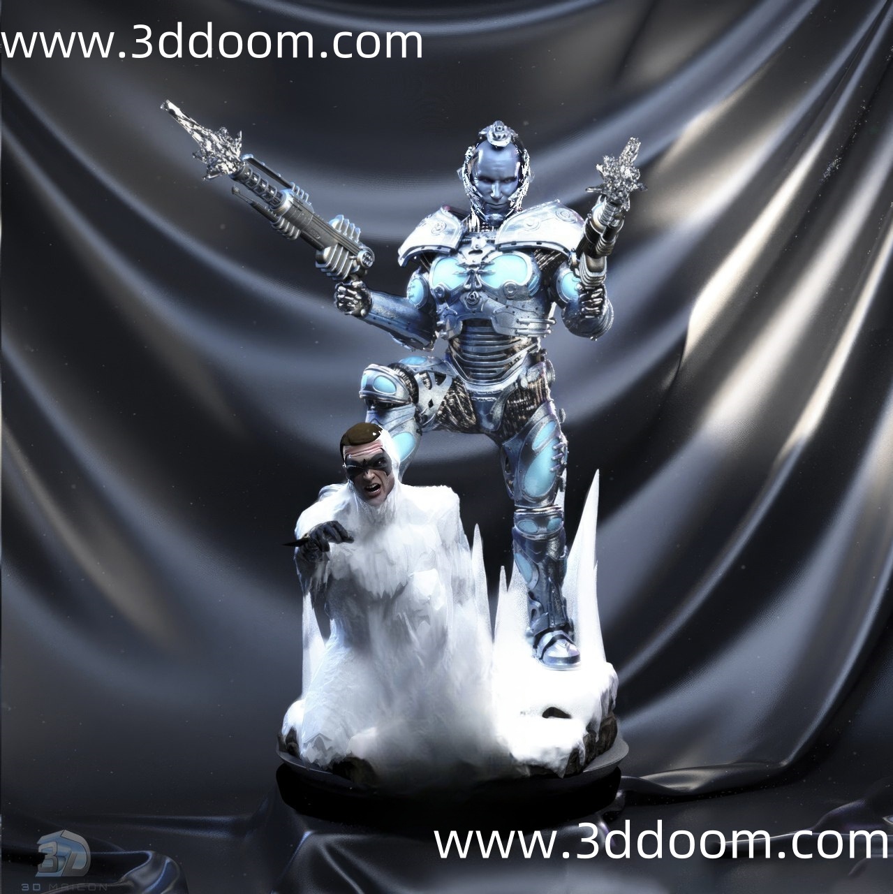 546 Mr. Freeze Batman (2) 蝙蝠侠 急冻人-3D DOOM