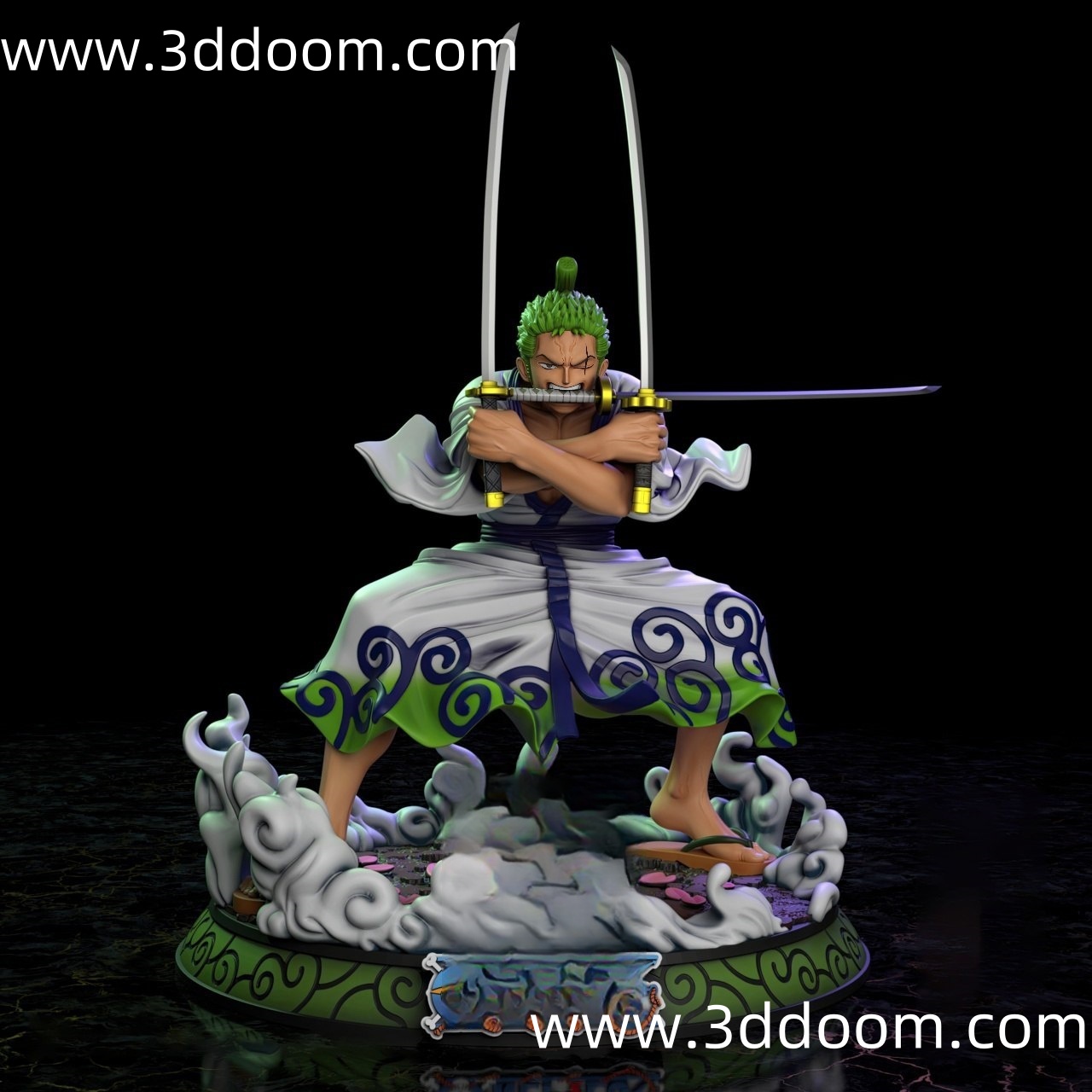 453 Roronoa Zoro One Piece 海贼王 索隆-3D DOOM