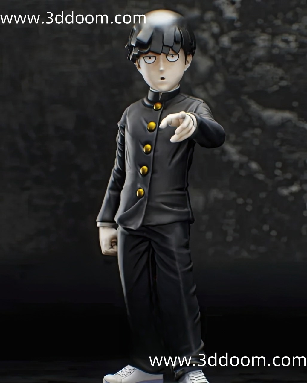 473 Shigeo Kageyama Mob Psycho 100 灵能百分百 影山茂夫-3D DOOM