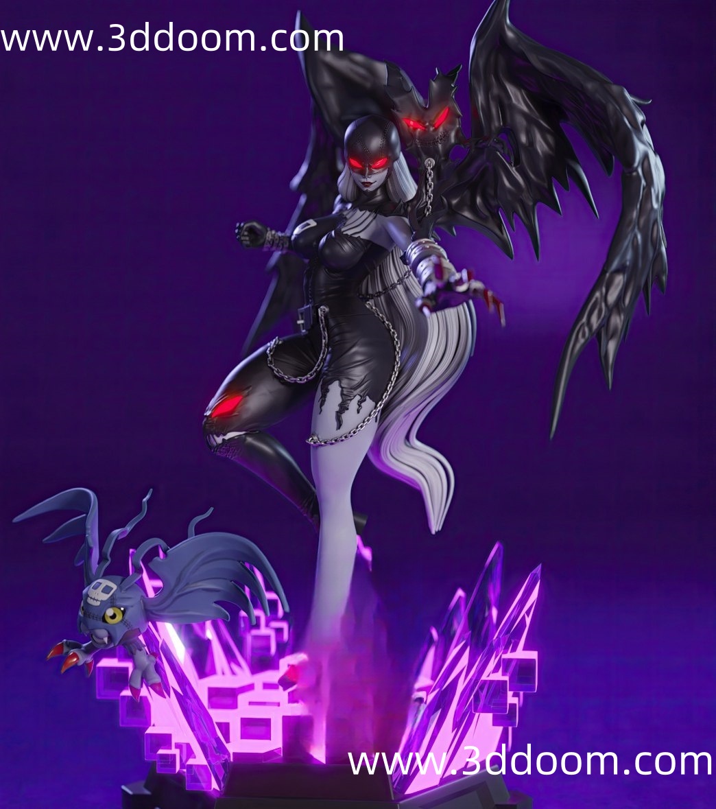 376 Lady Devimon Digimon 数码宝贝 恶魔兽-3D DOOM