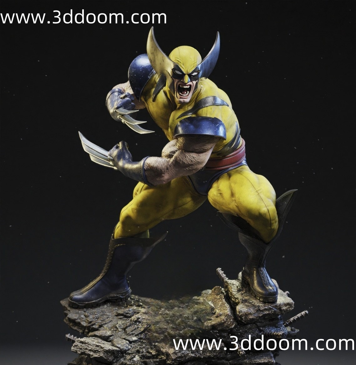 585 Wolverine X-Men X-战警 金刚狼-3D DOOM