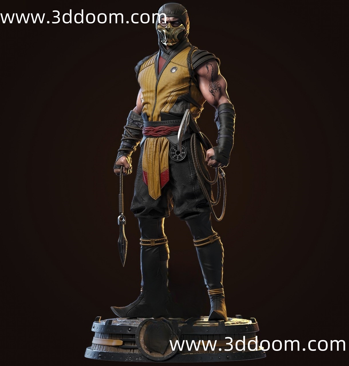 468 Scorpion Mortal Kombat 真人快打 蝎子-3D DOOM