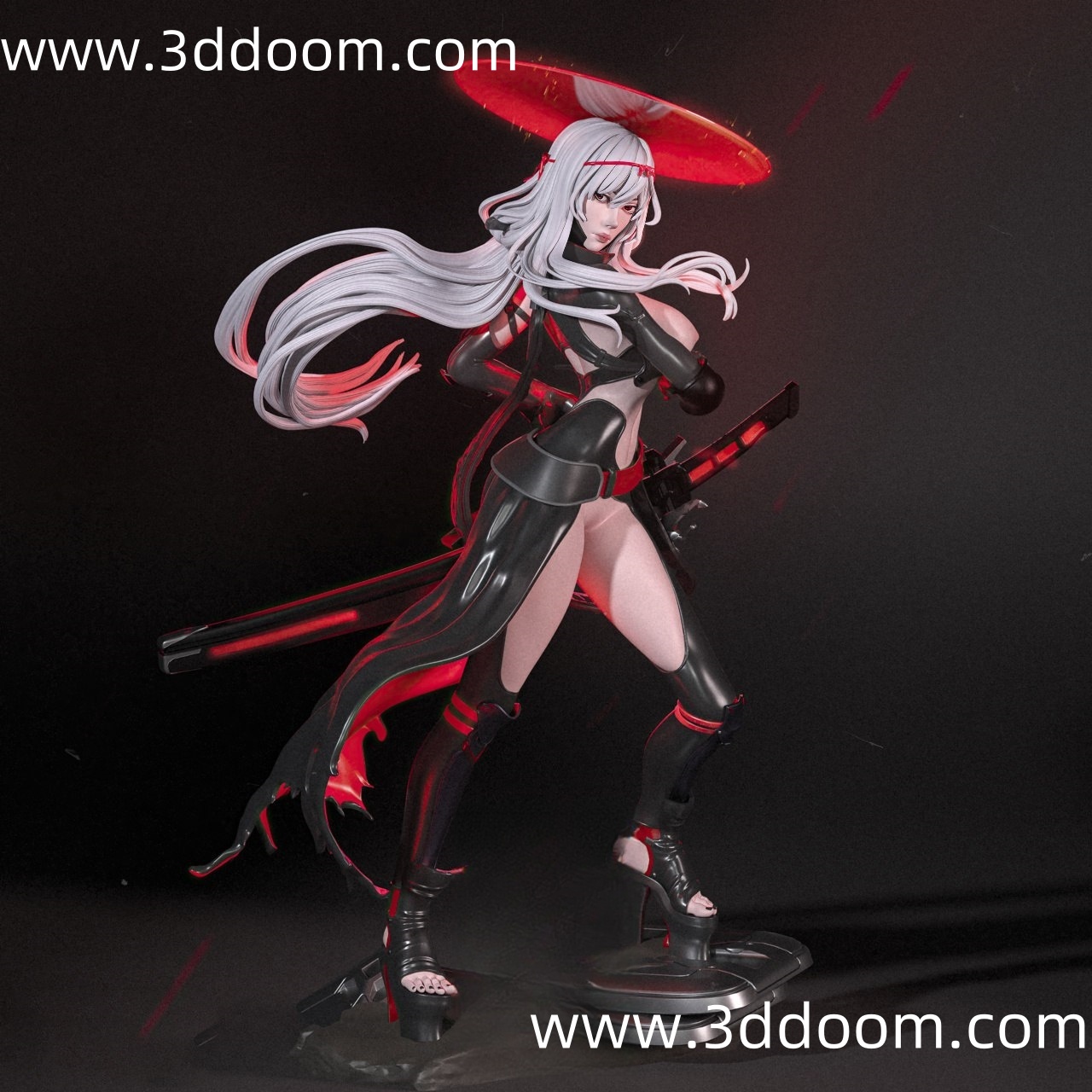 467 Scarlet Black Shadow  胜利女神 红莲暗影-3D DOOM