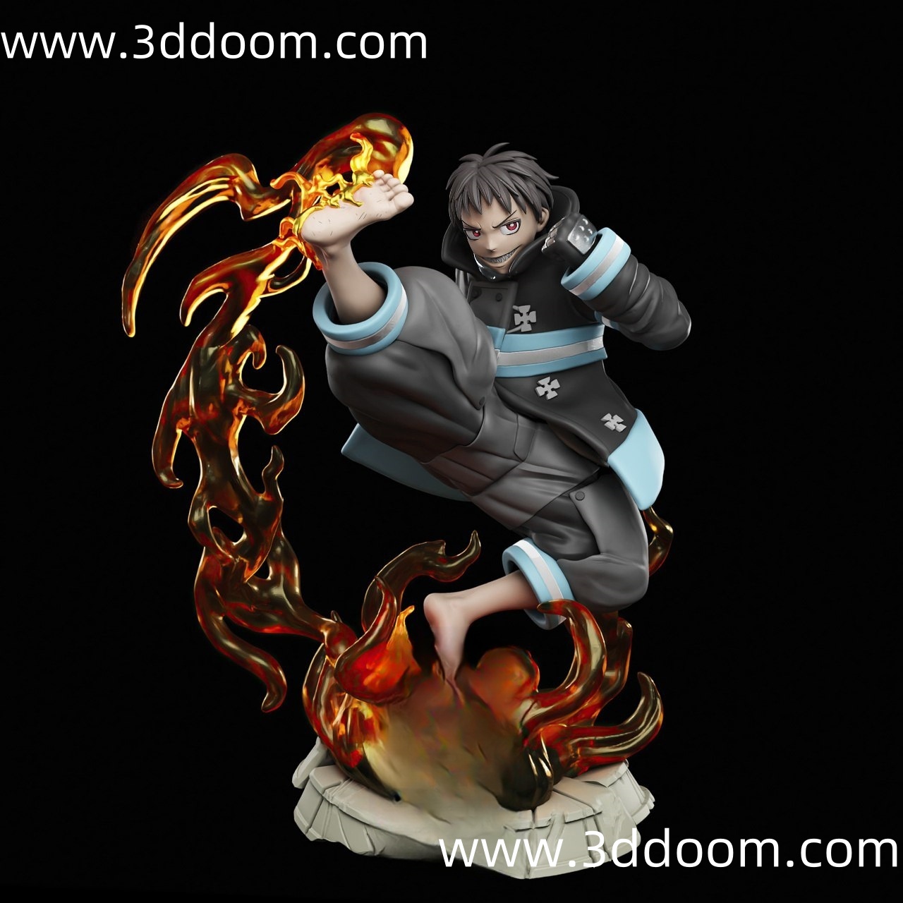 475 Shinra Kusakabe Fire Force 炎炎消防队 环古达-3D DOOM