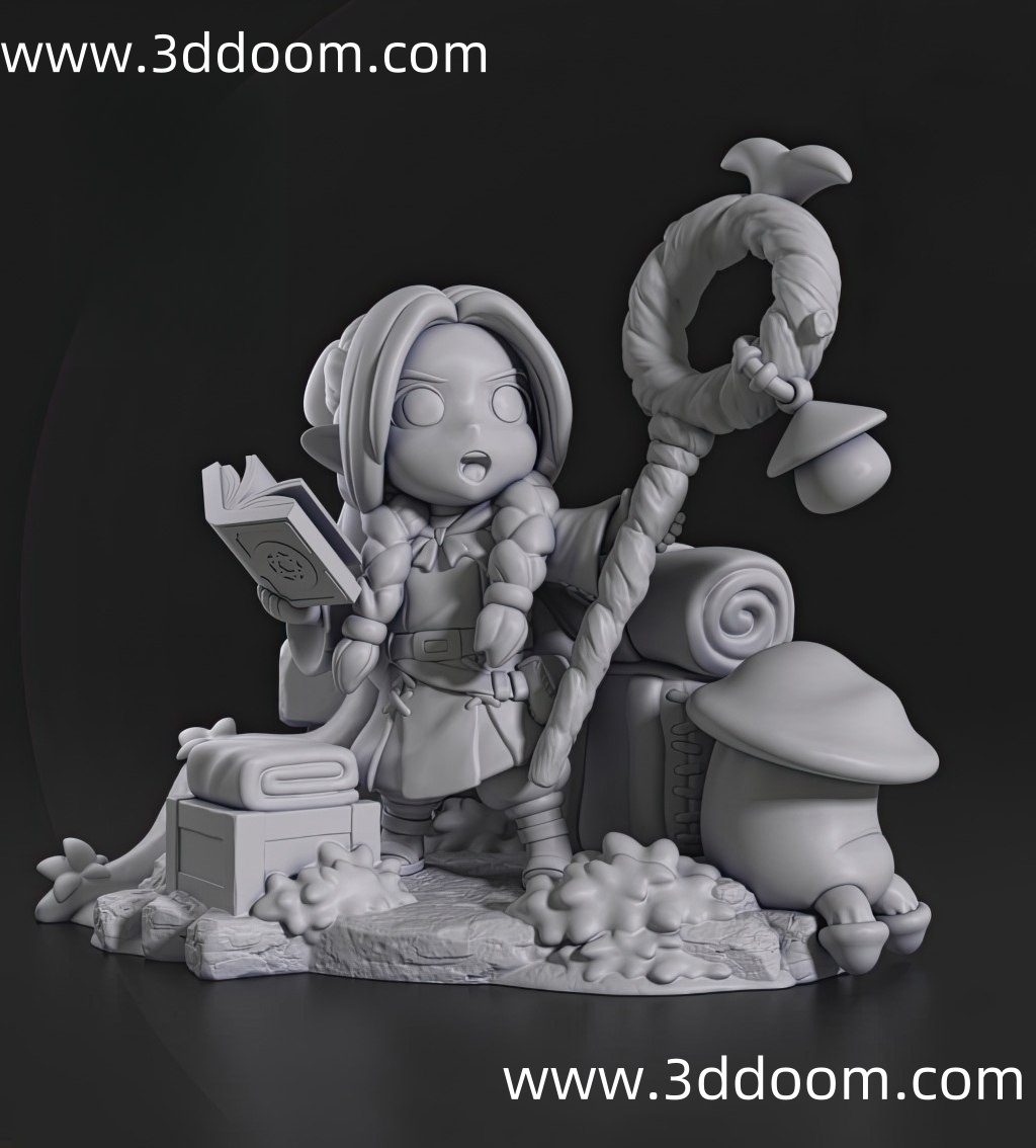 386 Marcille Donato Delicious in Dungeon 迷宫饭 玛露西尔-3D DOOM