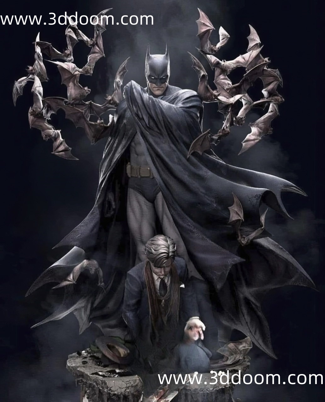 310 Batman (4) DC 蝙蝠侠-3D DOOM