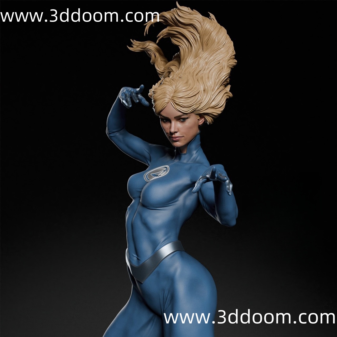 533 Invisible Woman Fantastic Four 神奇四侠 隐形女侠-3D DOOM