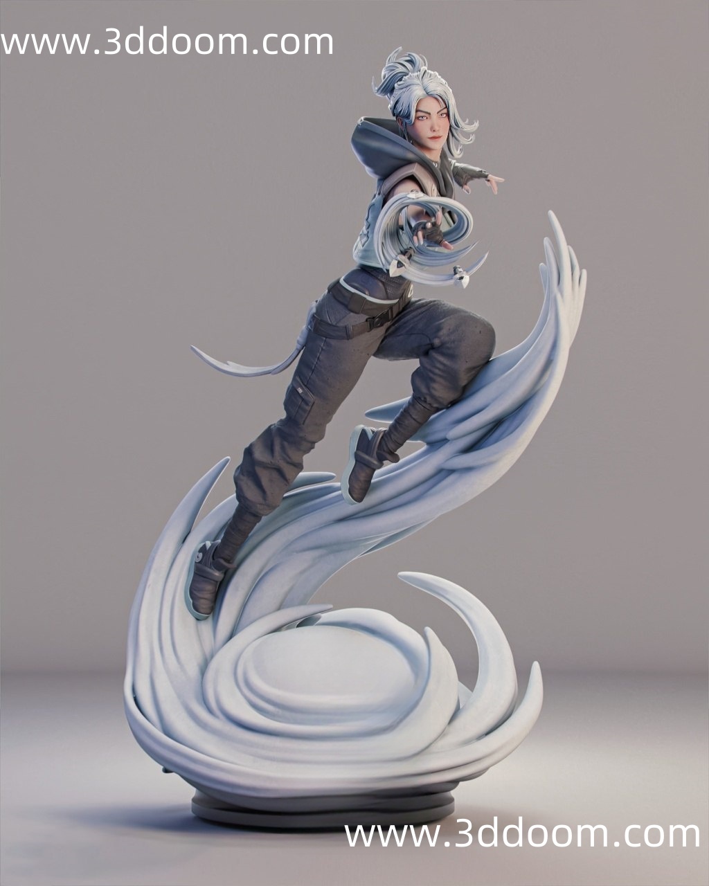 355 Jett Valorant 无畏契约 捷风-3D DOOM