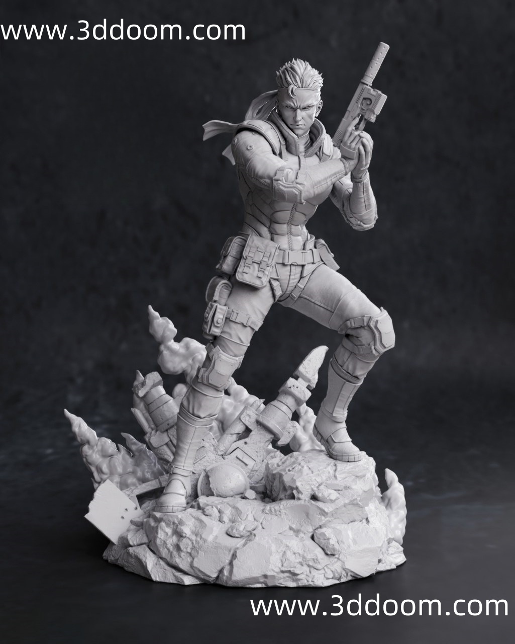 479 Solid Snake Metal Gear 合金装备 斯内克-3D DOOM