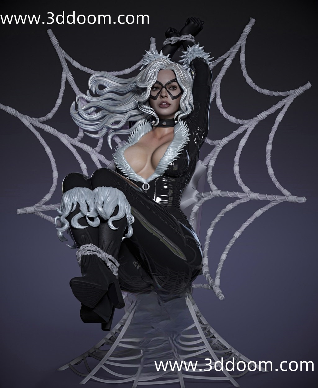 227 Black Cat Felicia Hardy (2) 漫威 黑猫-3D DOOM