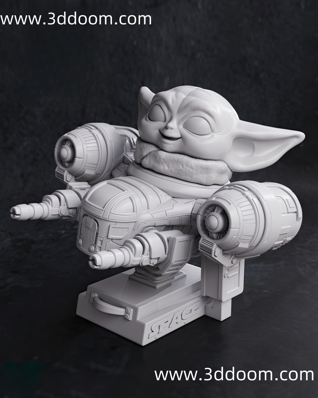 238 Chibi Grogu Mandalorian 曼达洛人 古古-3D DOOM