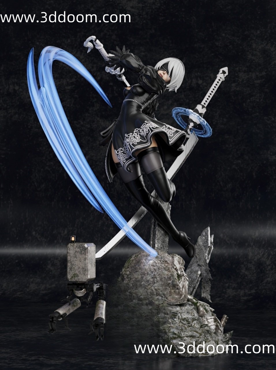 202 2B Nier Automata (3) 尼尔：机械纪元 2B-3D DOOM