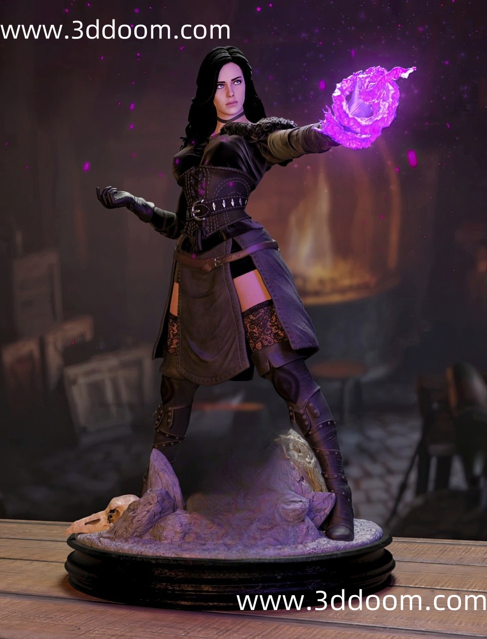 591 Yennefer Witcher (2) 巫师 叶奈法-3D DOOM