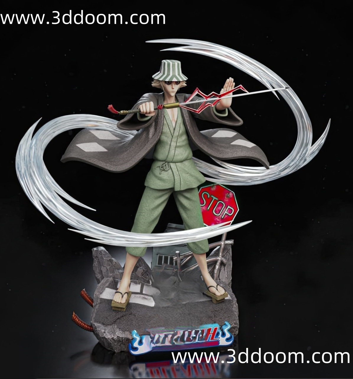 577 Urahara Kisuke Bleach 死神 浦原喜助-3D DOOM
