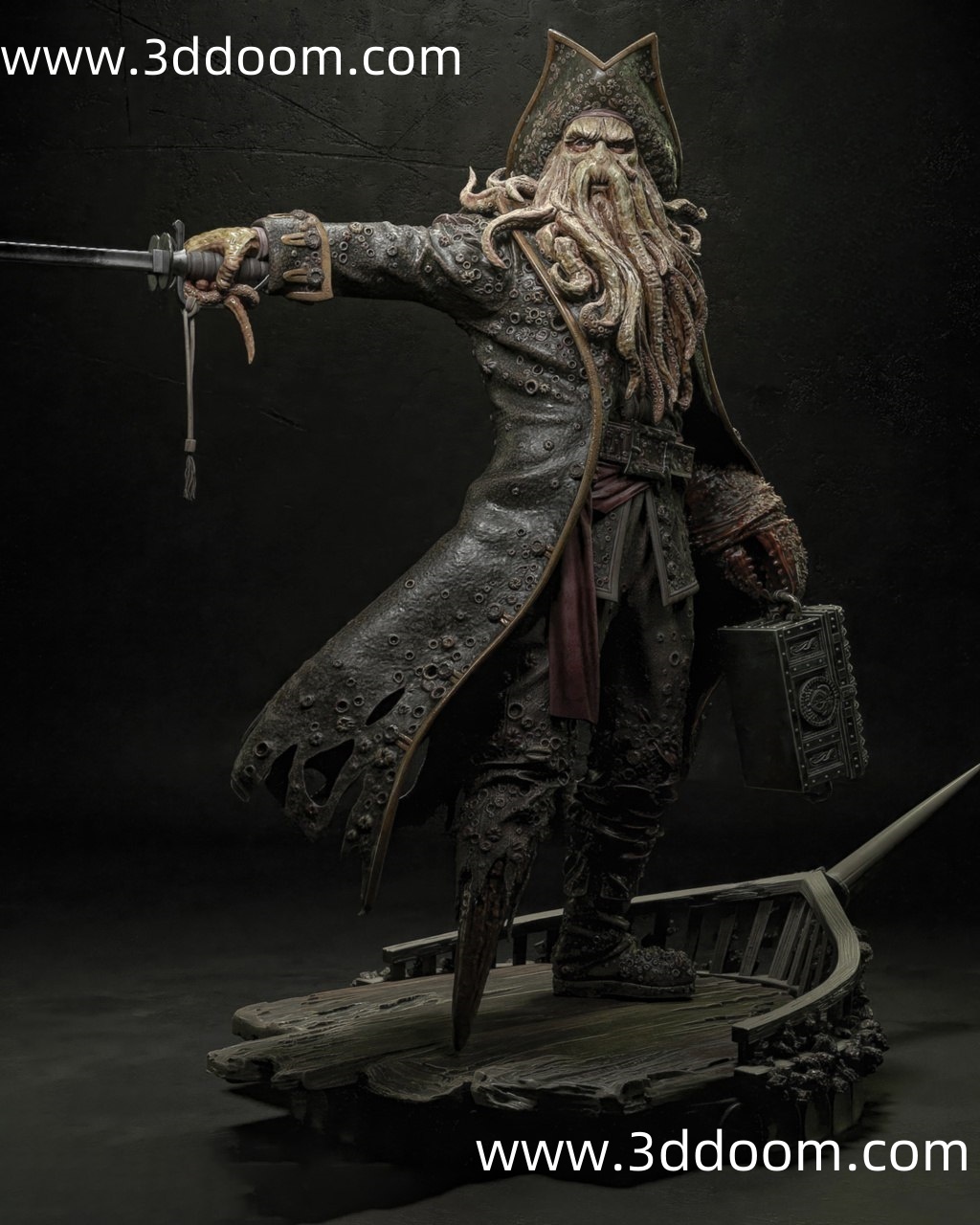 241 Davy Jones Pirates of the Caribbean 加勒比海盗 戴维・琼斯-3D DOOM