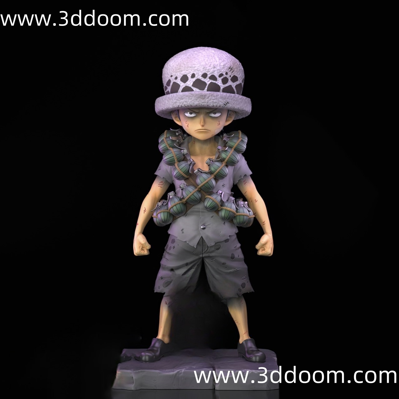 368 Kid Trafalgar D. Water Law One Piece 海贼王 特拉法尔加·罗-3D DOOM