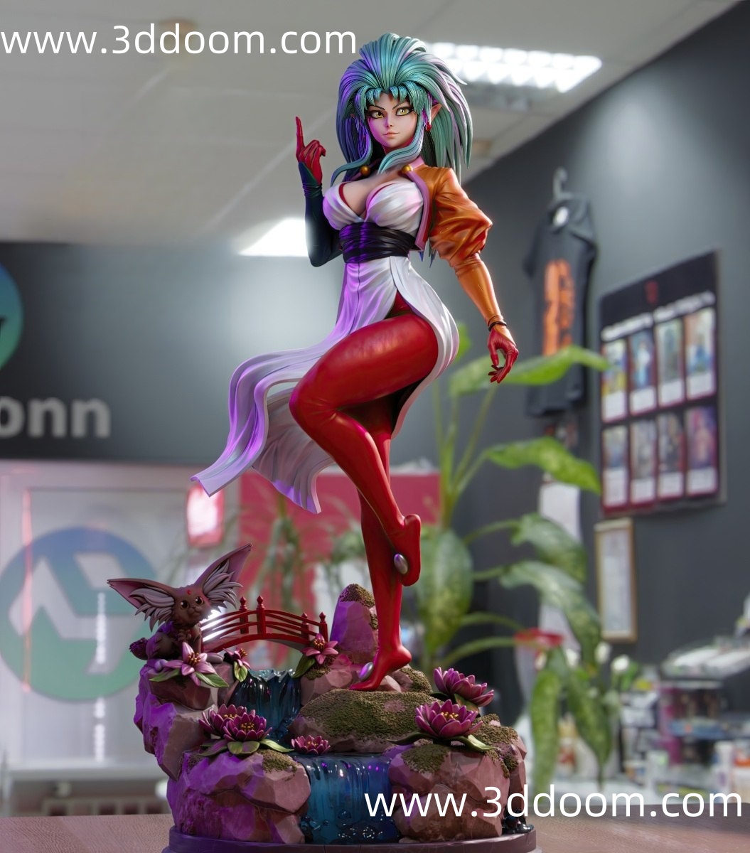 457 Ryoko Hakubi Tenchi Muyo 天地无用 白眉-3D DOOM