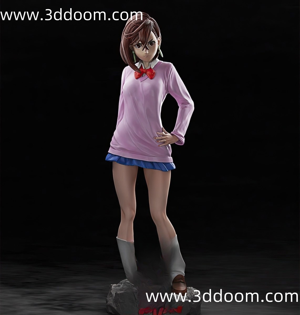 412 Momo Ayase Dandadan 当哒当 绫濑桃-3D DOOM