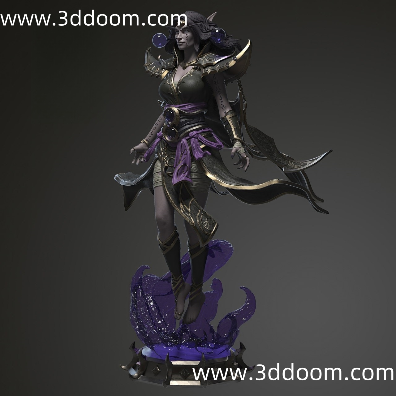 587 Xalatath World of Warcraft Xal'atath 魔兽世界 萨拉塔斯-3D DOOM
